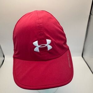 UNDER ARMOUR  WOMENS RUNNING HAT, PINK Baseball Cap Athletic EUC